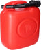 Jerrycan - rood - 10 liter - 26 x 14 x 37 cm - met schenktuit - voor brandstof - benzine / diesel