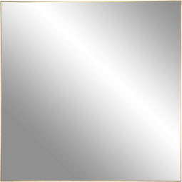 Jersey Spiegel- met messing look frame -60x60 cm