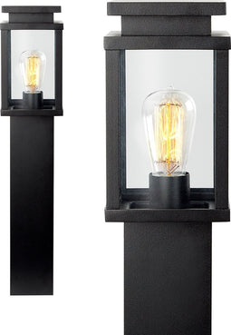 Jersey Tuinlamp Zwart 60cm met LED