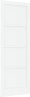 vidaXL - Interieurdeur - 'ORKDAL'Wit - 83x232x4 - cm - Massief - Vurenhout