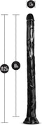 Jet Black Mamba lange dildo 48 cm