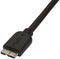 Startech.com Dunne micro USB 3.0-kabel - 2 m - Zwart