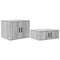 vidaXL - Opbergkast - Grijs - Sonoma - 108x41x40 - cm - Gefineerd - Hout