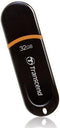 JetFlash 300 32GB - USB-Stick / Zwart-Oranje