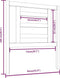 vidaXL - Hoofdbord - 81x4x100 - cm - massief - grenenhout - wit