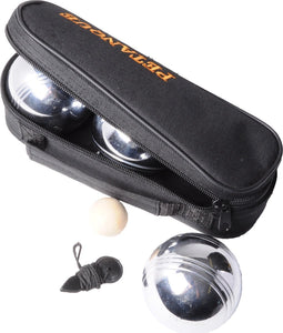 Jeu de Boules metaal set van 3 ballen