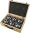 Jeu de Boules (Pétanque) in een houten doos