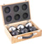 Jeu De Boules Set Gepoedercoat In Houten Doos