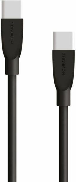Mobiparts USB-C naar USB-C Kabel - 3A/60W - 2m - Zwart