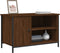 vidaXL - Tv-meubel - 80x40x50 - cm - bewerkt - hout - bruin - eikenkleur