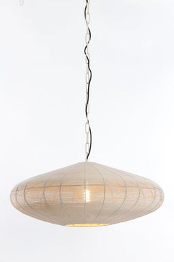 Light & Living Bahoto - Hanglamp - Ø60 x H23 cm - Mat Crème