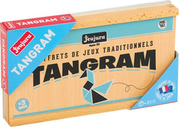 JEUJURA Jeu de tangram en bois - Coffret en bois