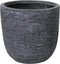 Bloempot Utah Egg - d32 x h31cm - Donkergrijs