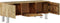 vidaXL - Tv-meubel - 118x30x45 - cm - massief - mangohout