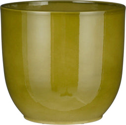 Mica Decorations Tusca Bloempot - 22x22x20 cm - Keramiek - Groen