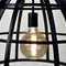 LABEL51 Hanglamp Fuse - Staal - Industrieel - 47x47x42 cm - Zwart