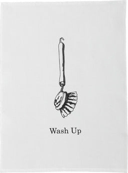 //DDDDD theedoek Wash UP 50 x 70 cm white (per 6 stuks)