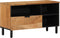 vidaXL - TV-kast - 80x33,5x46 - cm - van - Massief - Acaciahout