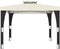 vidaXL - Prieel - met - dubbel - dak - 2,98x2,98 - m - staal - crèmekleurig