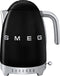 Smeg KLF04BLEU - Waterkoker - 7 temperatuurinstellingen - Zwart