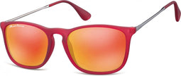 Montana MS34B - Zonnebril - Retro style - Rood - Lensbreedte 54 mm