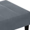 vidaXL - Voetenbank - 77x55x31 - cm - fluweel - donkergrijs