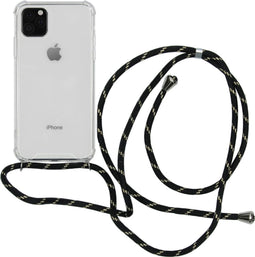 iMoshion Hoesje Geschikt voor iPhone 11 Pro Max Hoesje Met Koord - iMoshion Backcover met koord - Transparant
