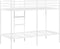 vidaXL - Stapelbed - zonder - matras - 90x190 - cm - staal - wit