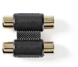 Nedis CABW24952AT - Adapter - 2x RCA naar 2x RCA - Grijs