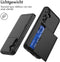 iMoshion Hoesje Geschikt voor Samsung Galaxy A55 Hoesje - Ruimte voor 2 pasjes - iMoshion Backcover met pasjeshouder - Zwart