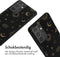 iMoshion Hoesje Geschikt voor Samsung Galaxy S21 Ultra Hoesje Met Koord - iMoshion Siliconen design hoesje met koord - Zwart / Sky Black