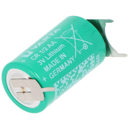 Varta 6127 - CR1/2AA lithium batterij - 3 print contacten - 3.0 Volt 950mAh