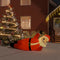 vidaXL - Kerstman - opblaasbaar - LED - 160 - cm