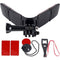 Garpex® Universele Helmet Mount - Helmhouder voor Action Camera - Stevige bevestiging - Zwart