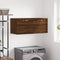 vidaXL - Wandkast - 80x36,5x35 - cm - bewerkt - hout - bruin - eikenkleur