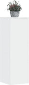 vidaXL - Plantenstandaard - 33x33x100 - cm - bewerkt - hout - wit