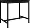vidaXL Tuintafel 121x82,5x110 cm massief grenenhout zwart
