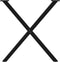 vidaXL - Eettafelpoten - 2 - st - X-vormig - 70x(72-73) - cm - staal - zwart