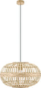EGLO Amsfield - Hanglamp - Ø 38 cm - Bamboe - Bruin