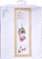 Thea Gouverneur - Borduurpakket met telpatroon - 433 - Voorgesorteerde DMC Garens - Pioenrozen - Linnen - 82 cm x 20 cm - DIY Kit
