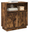 vidaXL - Dressoir - met - LED - in - Rook - Eiken - 71x34,5x75 - cm