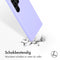 Accezz Galaxy S23 Ultra - Liquid Silicone Backcover - Schokabsorberend - Paars