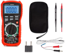 Velleman Digitale multimeter - AC/DC meting - Datahold en contactloze spanningsdetectie - Rood/grijs