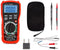 Velleman Digitale multimeter - AC/DC meting - Datahold en contactloze spanningsdetectie - Rood/grijs