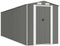 vidaXL - Tuinschuur - 192x606x223 - cm - gegalvaniseerd - staal - lichtgrijs