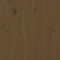 vidaXL - Bedframe - massief - hout - honingbruin - 120x190 - cm