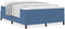vidaXL - Bedframe - Blauw - 140x200 - cm - Corduroy - Stof