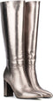 POSH® by Poelman LAUREN - DamesLaarzen - Ritssluiting - Grijs (Gun Metallic) - Maat 39