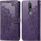 iMoshion Hoesje Geschikt voor Nokia 2.4 Hoesje Met Pasjeshouder - iMoshion Mandala Bookcase - Paars