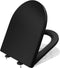 ANYCEE MAX - Toiletbril D-vorm - Softclose tot 150 kg - Zwart